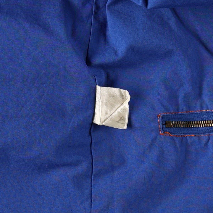 1980'S PROTECTOR EXCLUSIVE CREATION SUISSE Collared Cotton Jacket, Men's Size M (approx.), Vintage cotton orange type Vintage Second Hand
