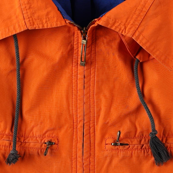 1980'S PROTECTOR EXCLUSIVE CREATION SUISSE Collared Cotton Jacket, Men's Size M (approx.), Vintage cotton orange type Vintage Second Hand