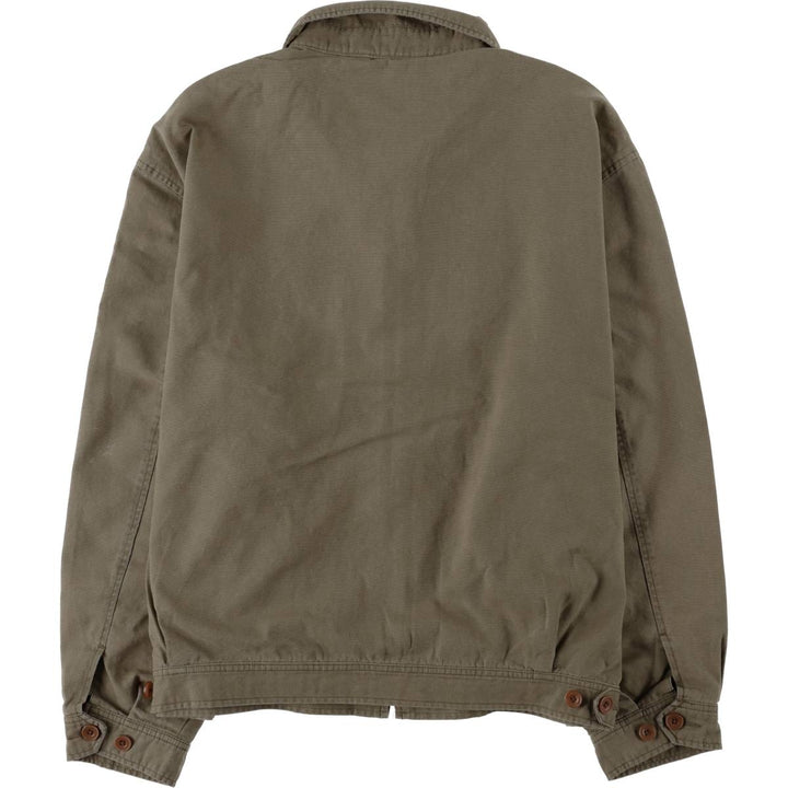 90'S GAP Vintage Cotton Jacket, Men's XL cotton Khaki type brown Vintage Second Hand