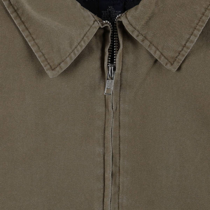 90'S GAP Vintage Cotton Jacket, Men's XL cotton Khaki type brown Vintage Second Hand