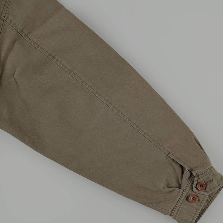90'S GAP Vintage Cotton Jacket, Men's XL cotton Khaki type brown Vintage Second Hand