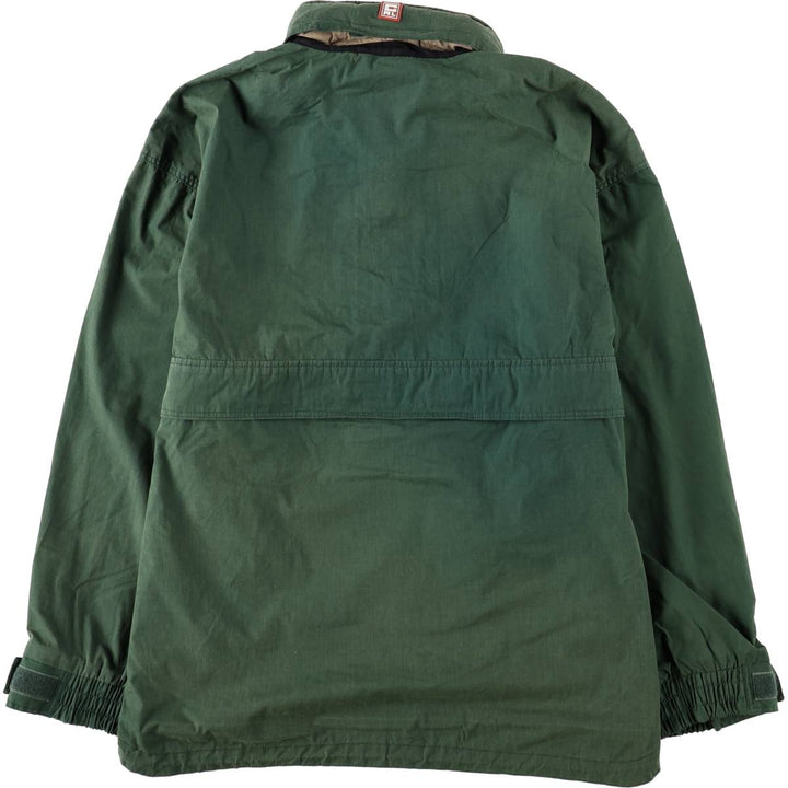 Ralph Lauren CHAPS Half-Zip Anorak Jacket, Made in Russia, Men's Size M (approx.) polyester Green type dark green Vintage Second Hand