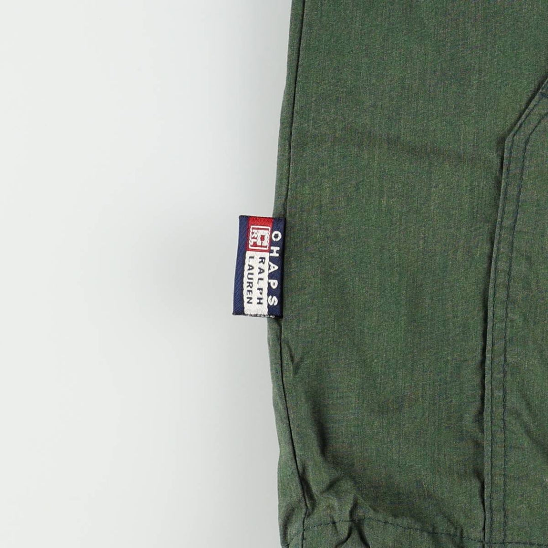 Ralph Lauren CHAPS Half-Zip Anorak Jacket, Made in Russia, Men's Size M (approx.) polyester Green type dark green Vintage Second Hand