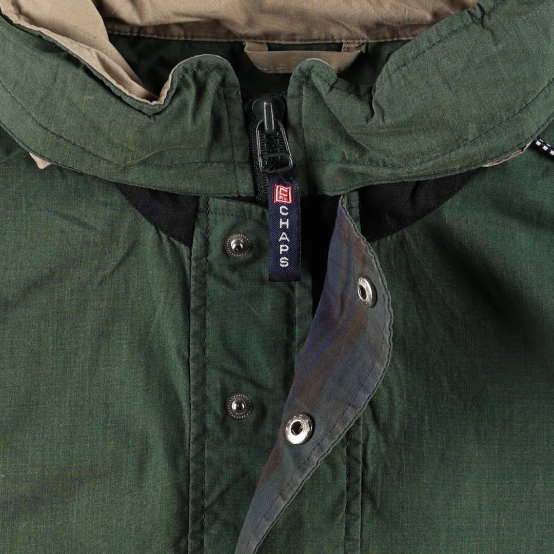 Ralph Lauren CHAPS Half-Zip Anorak Jacket, Made in Russia, Men's Size M (approx.) polyester Green type dark green Vintage Second Hand