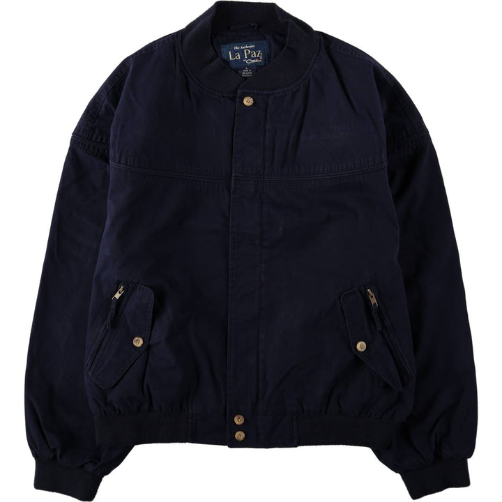 90'S Catalina La Paz Derby Jacket, Cup Shoulder, Men's Size L, Vintage cotton navy blue type Vintage Second Hand