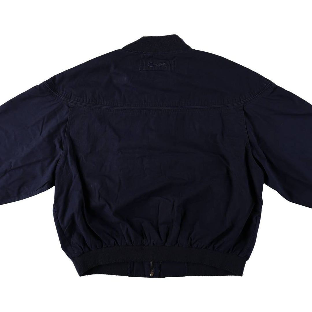90'S Catalina La Paz Derby Jacket, Cup Shoulder, Men's Size L, Vintage cotton navy blue type Vintage Second Hand