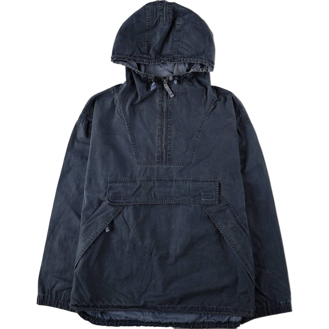 2000'S GAP Half-Zip Cotton Hoodie Anorak Hoodie Men's XL (approx.) cotton navy blue type Vintage Second Hand