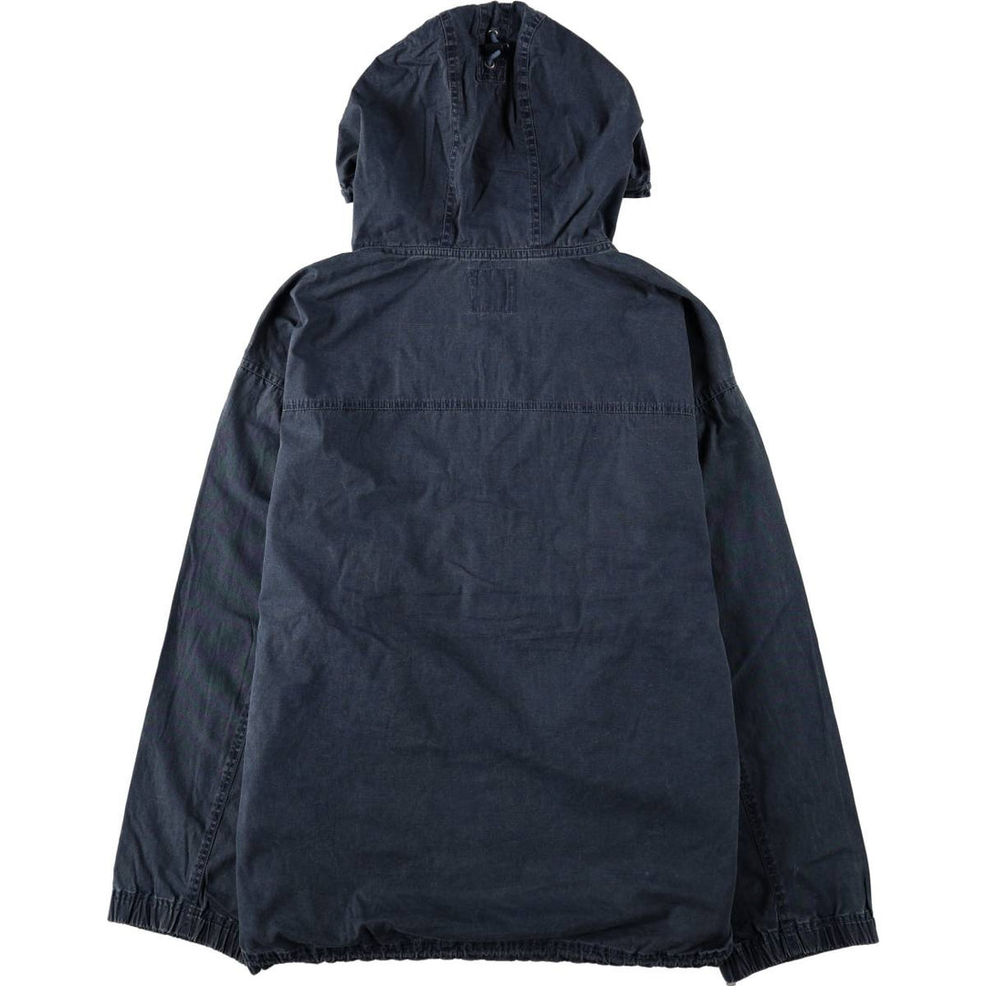 2000'S GAP Half-Zip Cotton Hoodie Anorak Hoodie Men's XL (approx.) cotton navy blue type Vintage Second Hand