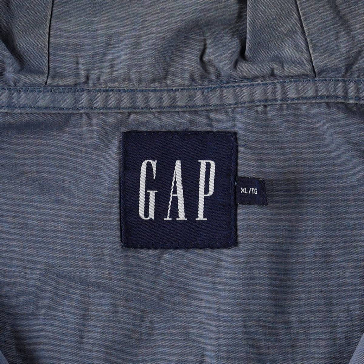 2000'S GAP Half-Zip Cotton Hoodie Anorak Hoodie Men's XL (approx.) cotton navy blue type Vintage Second Hand