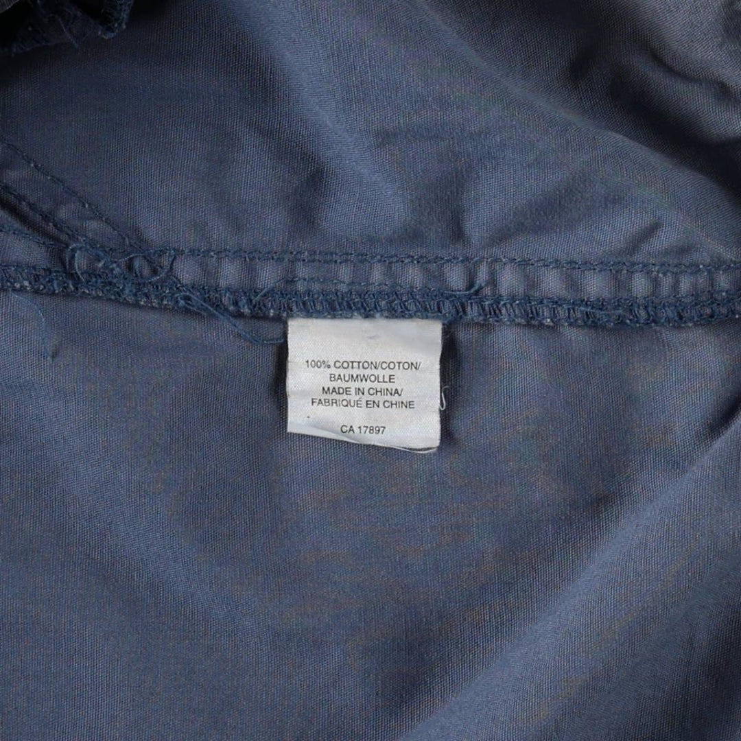 2000'S GAP Half-Zip Cotton Hoodie Anorak Hoodie Men's XL (approx.) cotton navy blue type Vintage Second Hand