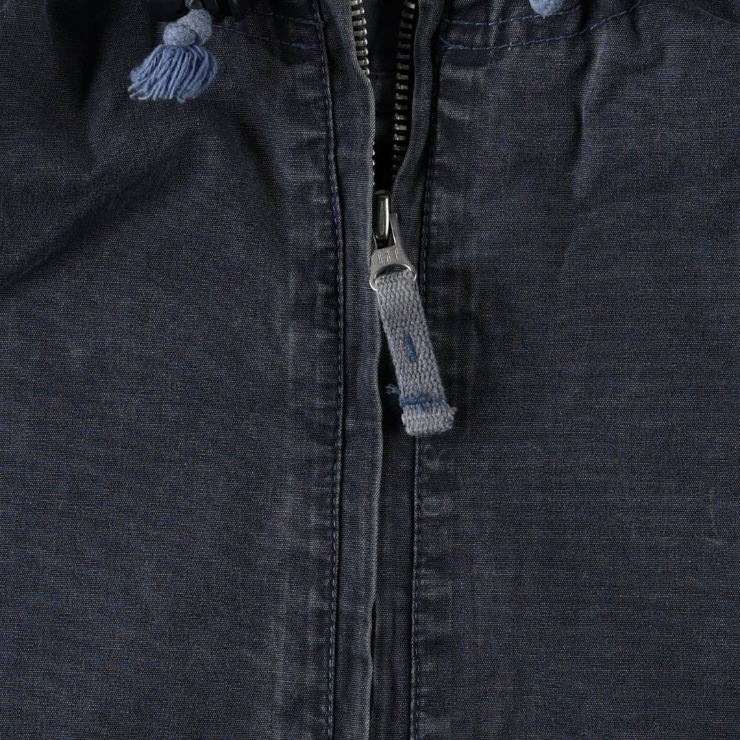 2000'S GAP Half-Zip Cotton Hoodie Anorak Hoodie Men's XL (approx.) cotton navy blue type Vintage Second Hand