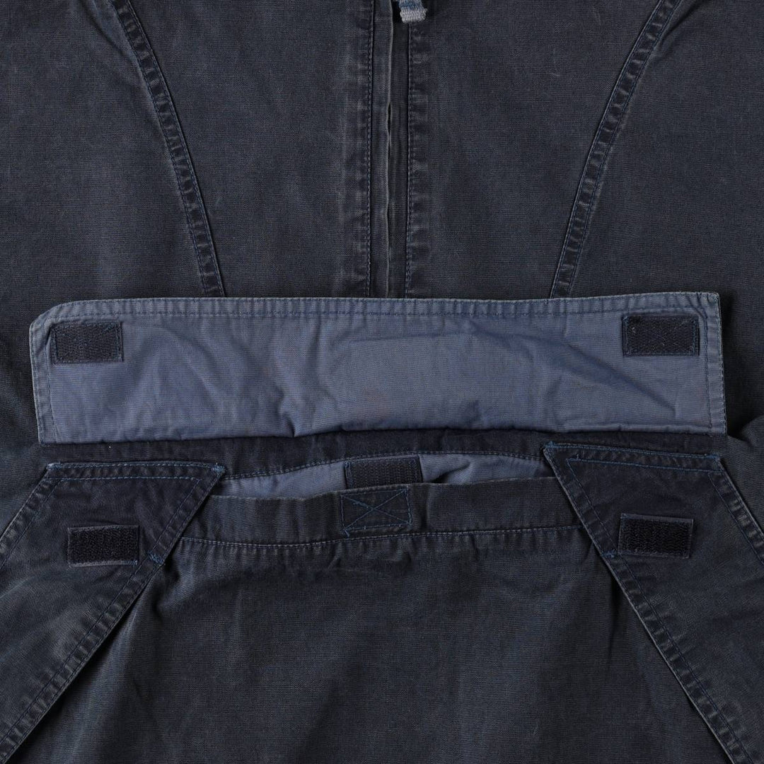 2000'S GAP Half-Zip Cotton Hoodie Anorak Hoodie Men's XL (approx.) cotton navy blue type Vintage Second Hand