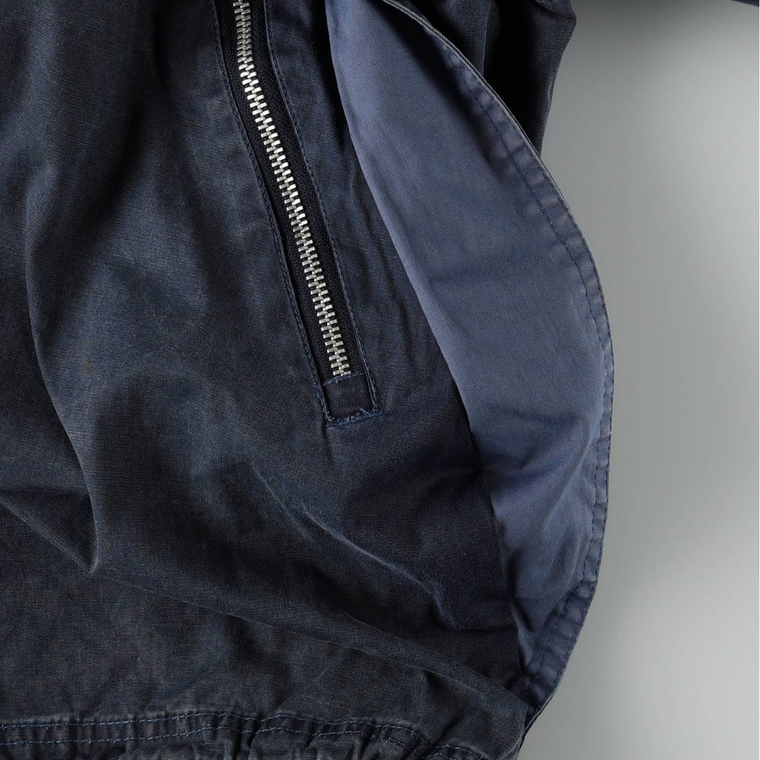 2000'S GAP Half-Zip Cotton Hoodie Anorak Hoodie Men's XL (approx.) cotton navy blue type Vintage Second Hand
