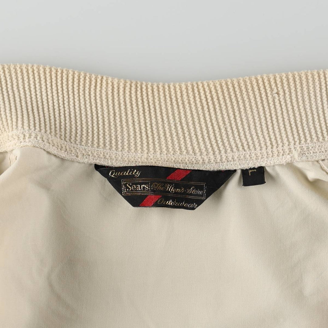 70s-80'S Sears The Men's Store Derby Jacket Cup Shoulder Jacket Men's Size L (approx.) Vintage unclear ivory Vintage Second Hand