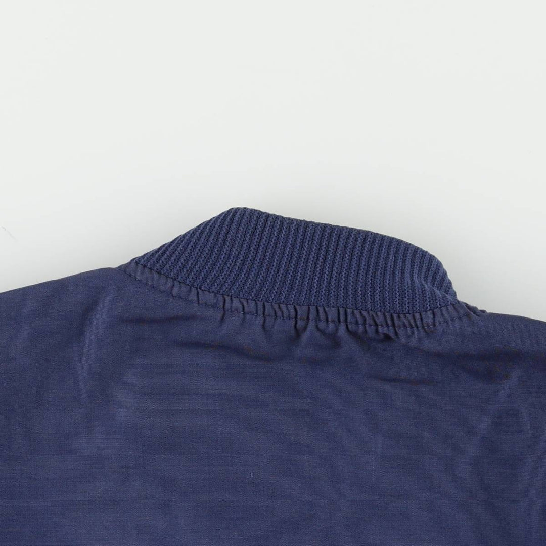 1980'S Sears Derby Jacket Cup Shoulder Jacket Men's XL equivalent Vintage cotton navy blue type Vintage Second Hand