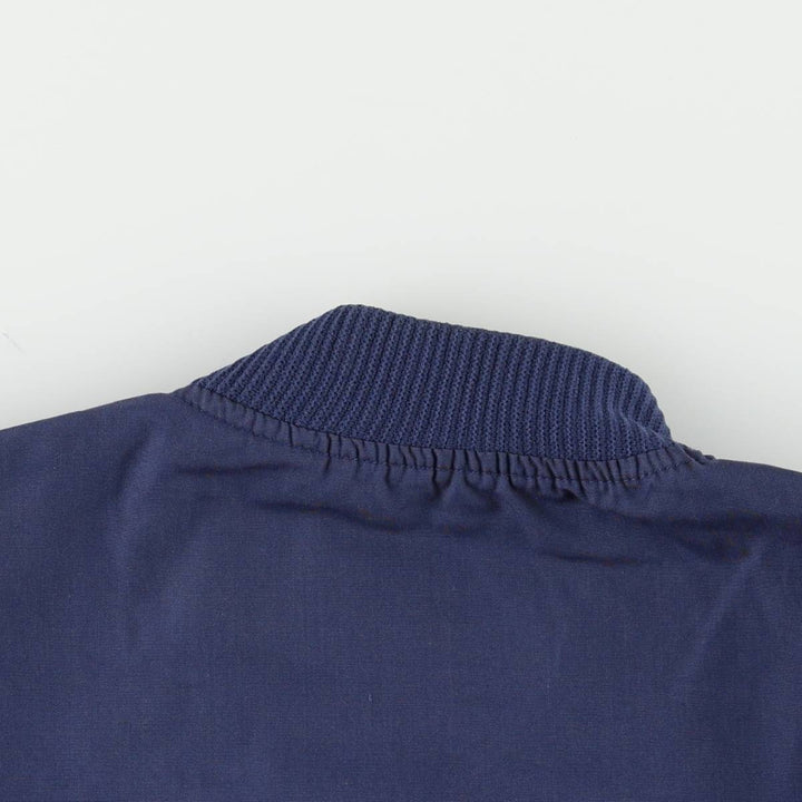 1980'S Sears Derby Jacket Cup Shoulder Jacket Men's XL equivalent Vintage cotton navy blue type Vintage Second Hand