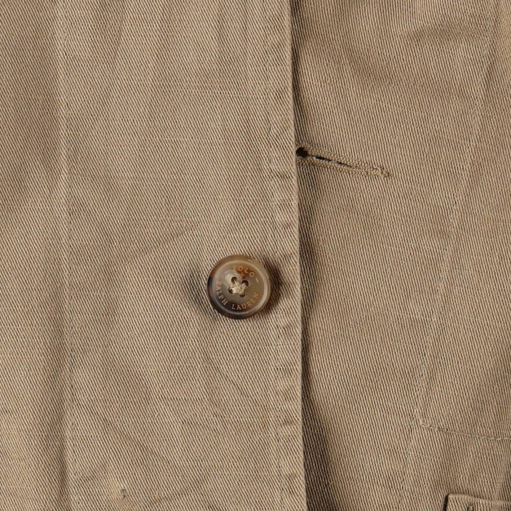 Ralph Lauren POLO RALPH LAUREN Easy Jacket Tailored Jacket Men's Size L (approx.) cotton Beige type Vintage Second Hand