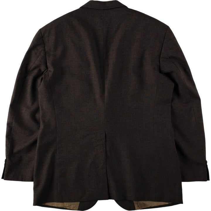 80s-90'S Ralph Lauren POLO UNIVERSITY CLUB wool tailored jacket, made in the USA, men's size L equivalent. wool dark chocolate Vintage Second Hand
