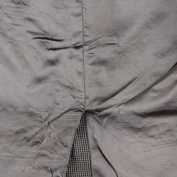Ralph Lauren CHAPS all-over print tailored jacket, made in Canada, men's size L equivalent. unclear gray type Vintage Second Hand