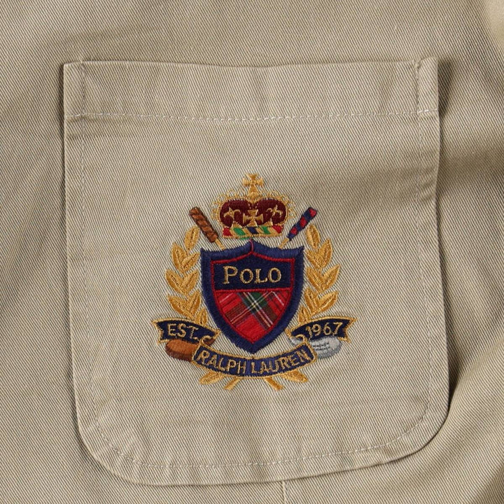 Ralph Lauren POLO by Ralph Lauren Easy Jacket Tailored Jacket Men's Size M (approx.) cotton Beige type Vintage Second Hand