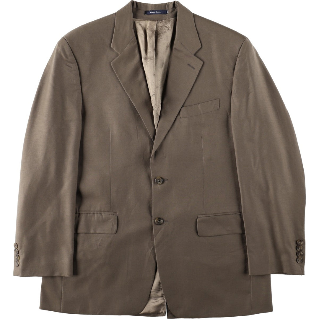 Ralph Lauren CHAPS tailored jacket, made in Canada, men's size L equivalent. unclear beige type brown Vintage Second Hand