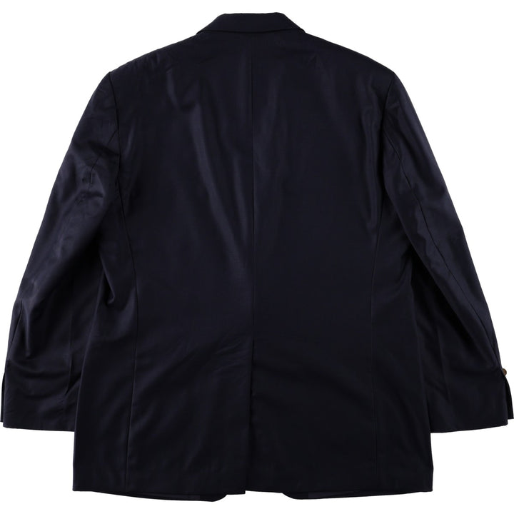 Ralph Lauren LAUREN Navy Blazer, Tailored Jacket, Made in Canada, Men's Size L wool navy blue type Vintage Second Hand