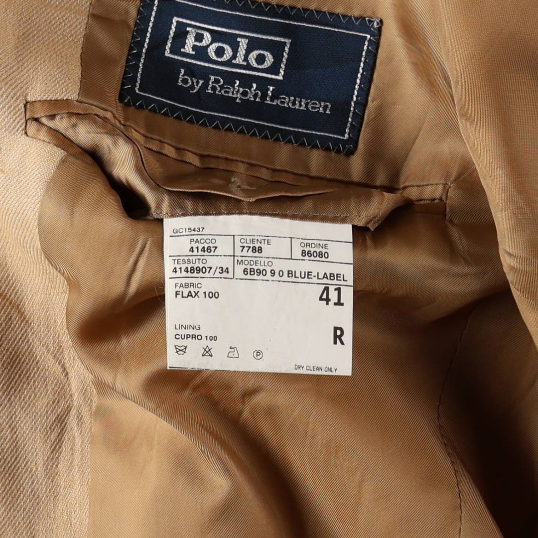 Ralph Lauren POLO by Ralph Lauren blazer/tailored jacket, made in Italy, men's size M equivalent. others Beige type Vintage Second Hand
