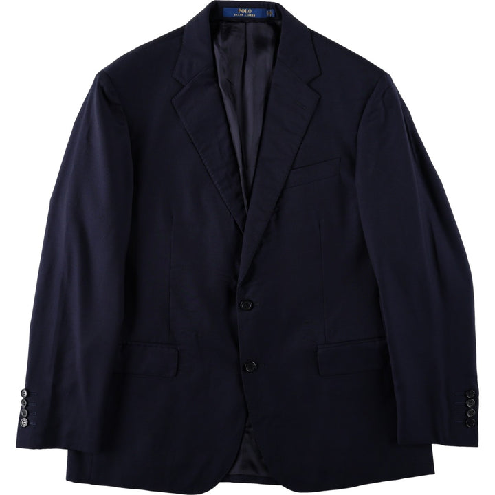 Ralph Lauren POLO RALPH LAUREN wool tailored jacket, made in Italy, men's size M equivalent. wool navy blue type Vintage Second Hand