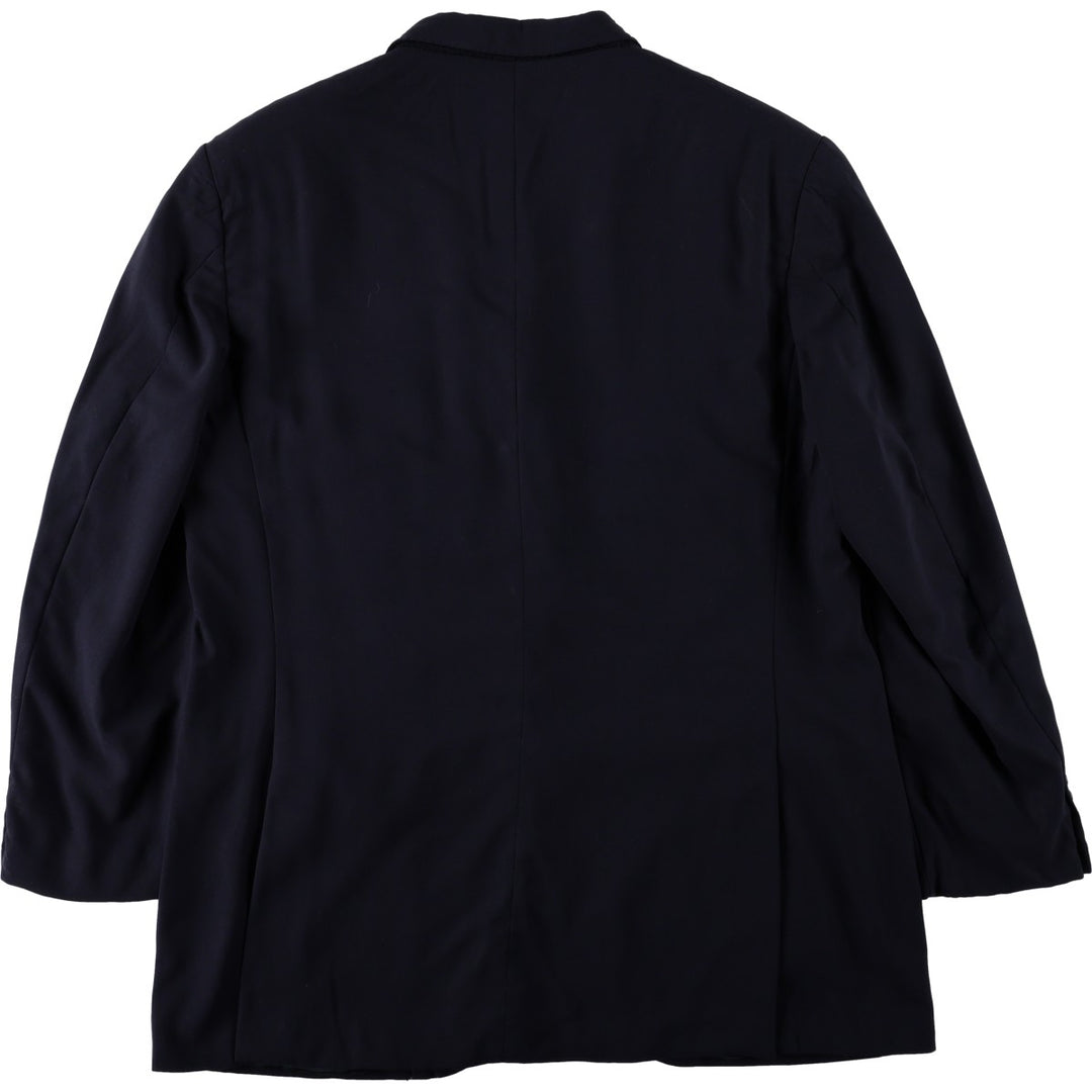 Ralph Lauren POLO by Ralph Lauren wool tailored jacket made in Italy, men's size L wool navy blue type Vintage Second Hand