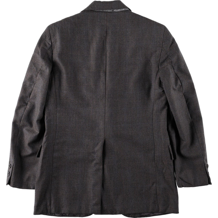 Brooks Brothers BROOKSGATE Check Pattern Tailored Jacket, Men's Size M (approx.) unclear Charcoal Vintage Second Hand
