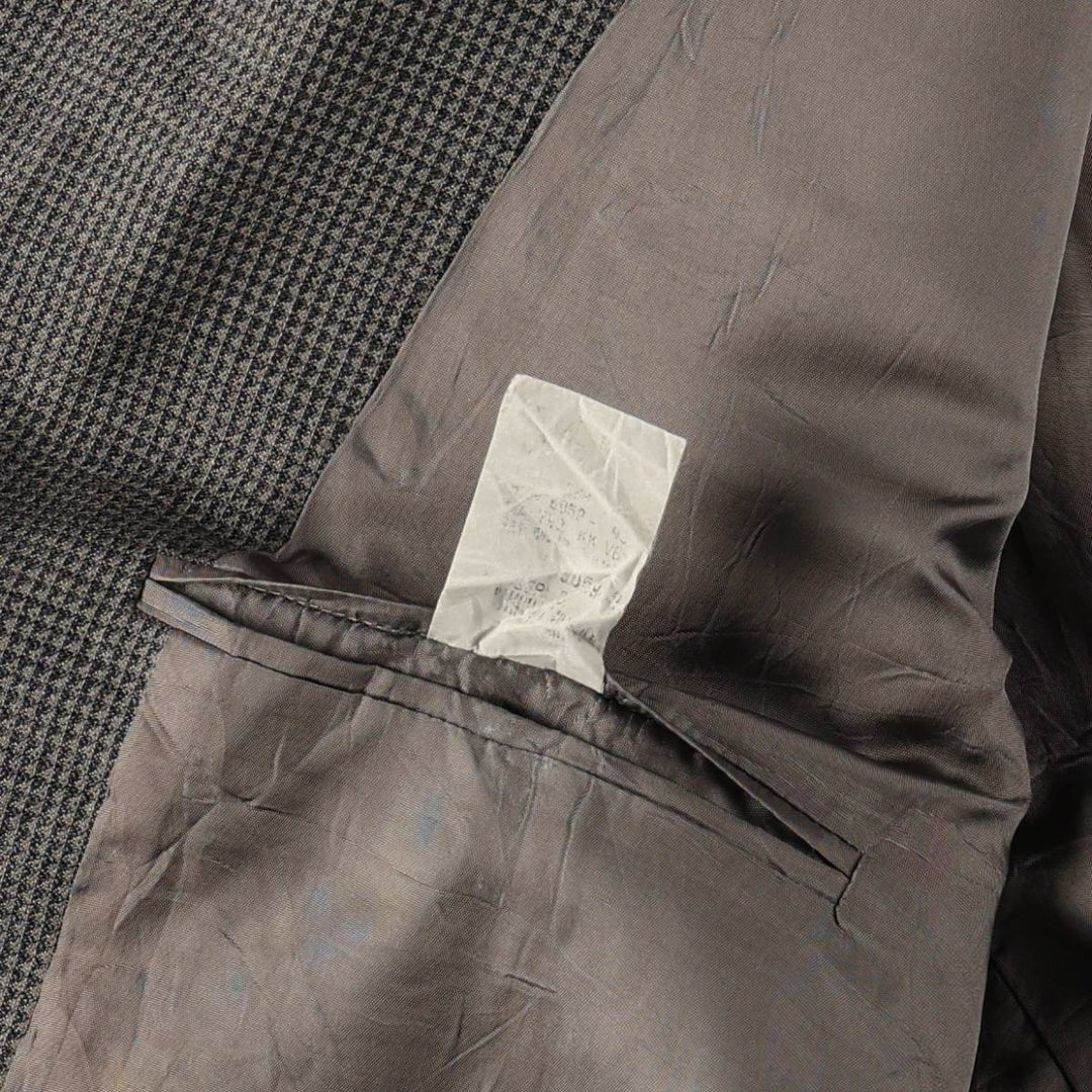 Ralph Lauren Chaps wool tailored jacket, made in Canada, men's size L unclear gray type Vintage Second Hand