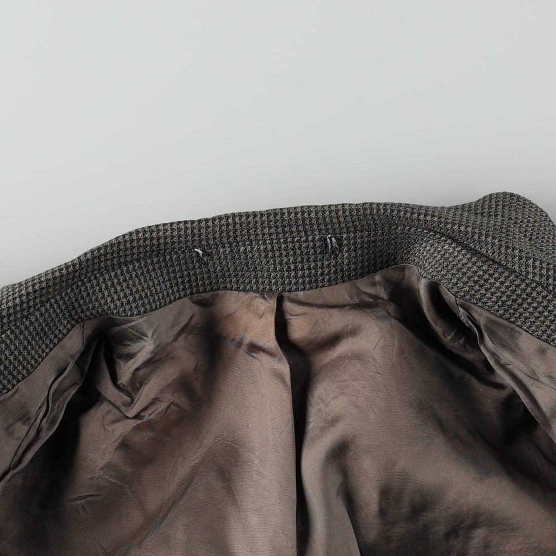 Ralph Lauren Chaps wool tailored jacket, made in Canada, men's size L unclear gray type Vintage Second Hand