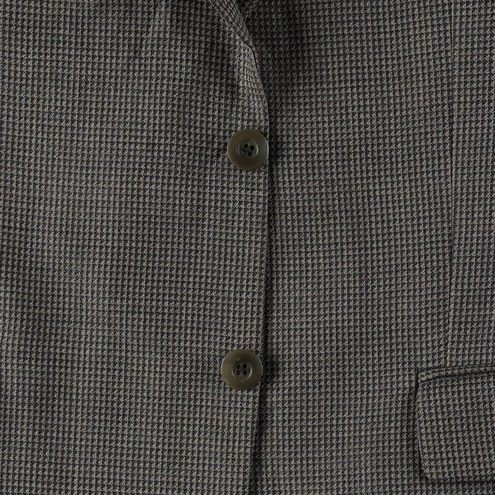 Ralph Lauren Chaps wool tailored jacket, made in Canada, men's size L unclear gray type Vintage Second Hand