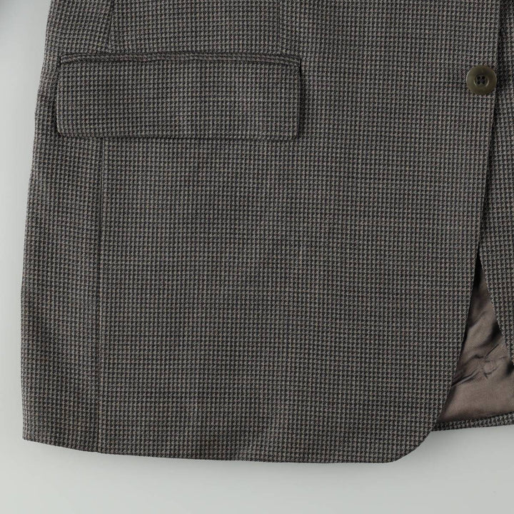 Ralph Lauren Chaps wool tailored jacket, made in Canada, men's size L unclear gray type Vintage Second Hand