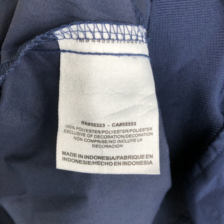 Nike V-neck Warm-up Pullover, Men's Size L (equivalent) polyester navy blue type Vintage Second Hand