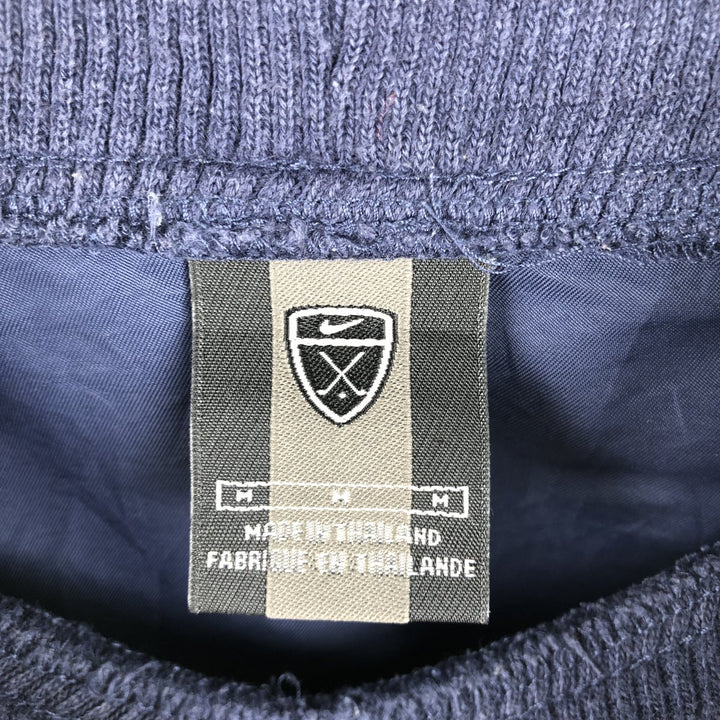 2000'S Nike Golf Warm-up Pullover, Men's Size M (approx.) polyester navy blue type Vintage Second Hand