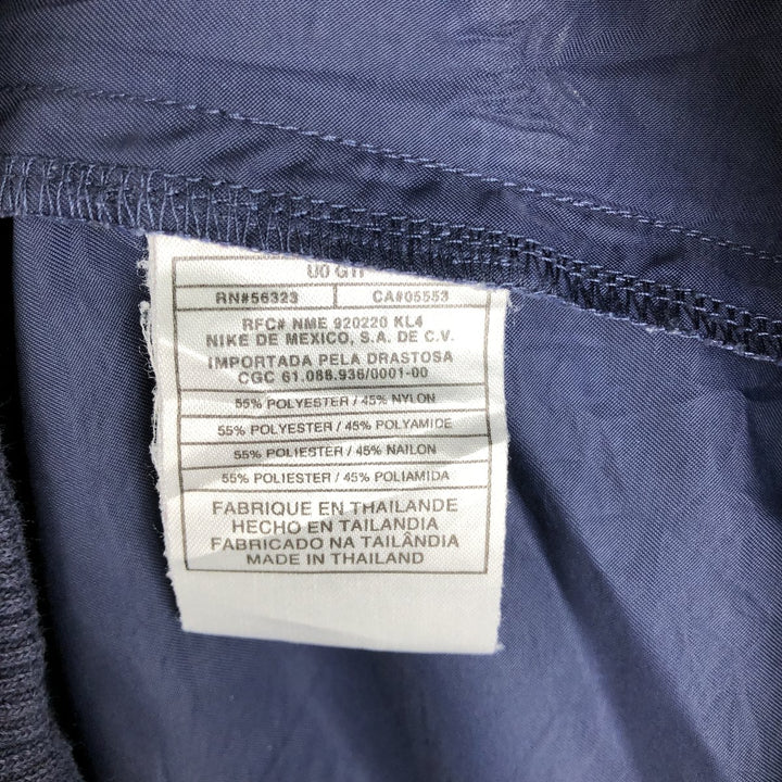 2000'S Nike Golf Warm-up Pullover, Men's Size M (approx.) polyester navy blue type Vintage Second Hand