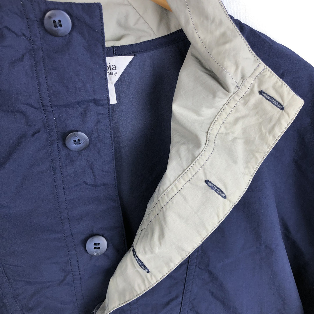 90s-00'S Columbia Anorak Parka, Men's Size L (approx.), Vintage Nylon navy blue type Vintage Second Hand