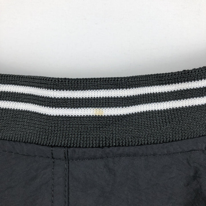 90'S Nike V-neck nylon pullover, men's size L, vintage Nylon black type Vintage Second Hand