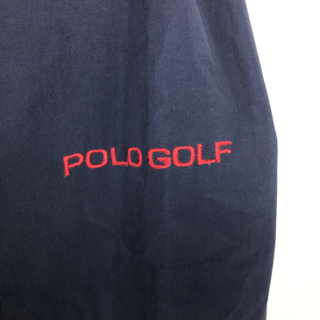 Ralph Lauren POLO by Ralph Lauren nylon pullover, men's size L Nylon navy blue type Vintage Second Hand