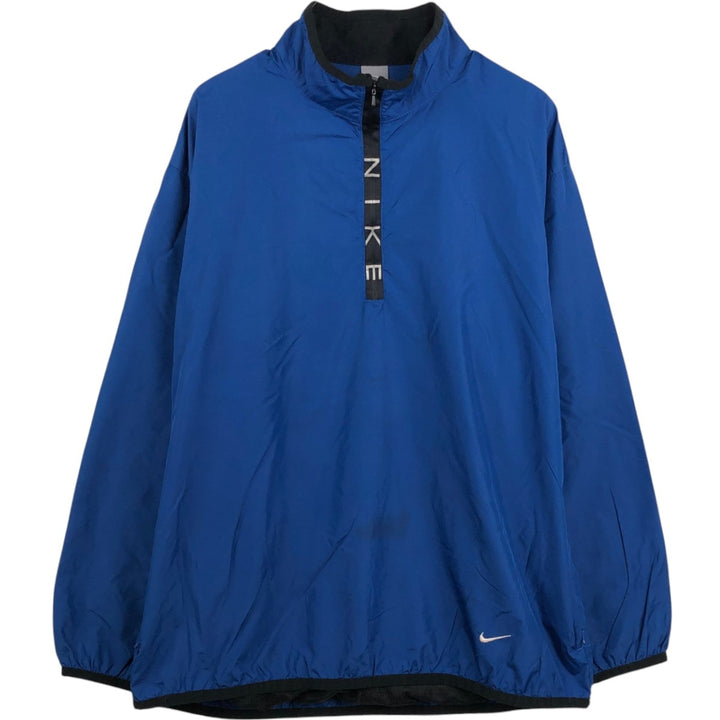 2000'S Nike Half-Zip Warm-Up Pullover, Men's XL polyester blue type Vintage Second Hand