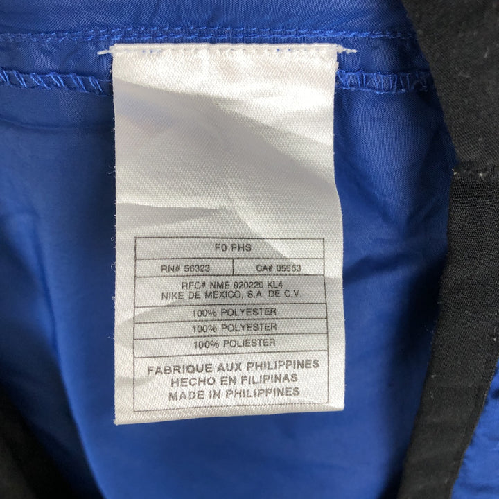 2000'S Nike Half-Zip Warm-Up Pullover, Men's XL polyester blue type Vintage Second Hand