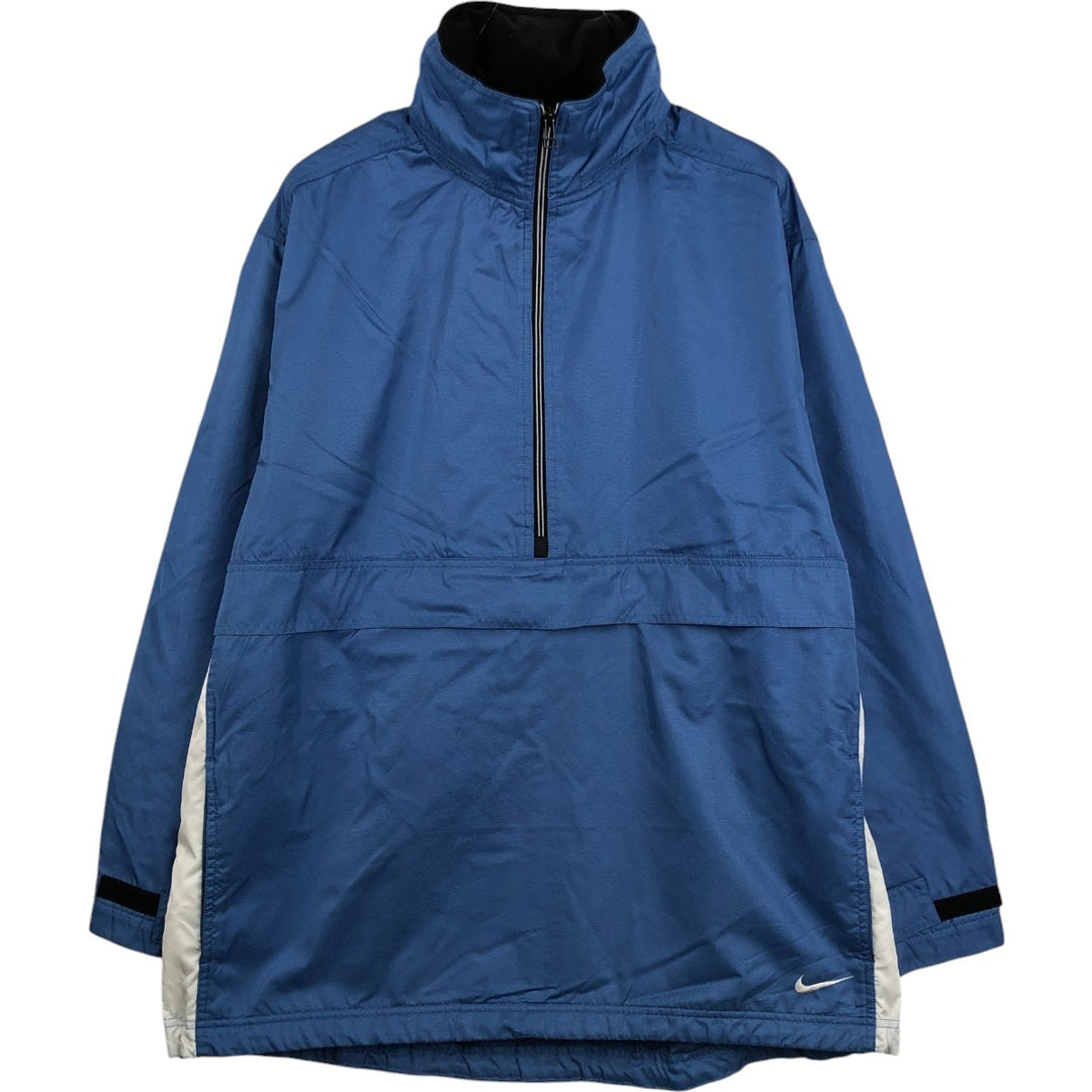 90'S Vintage Nike Anorak Jacket, Men's Size L polyester blue type Vintage Second Hand