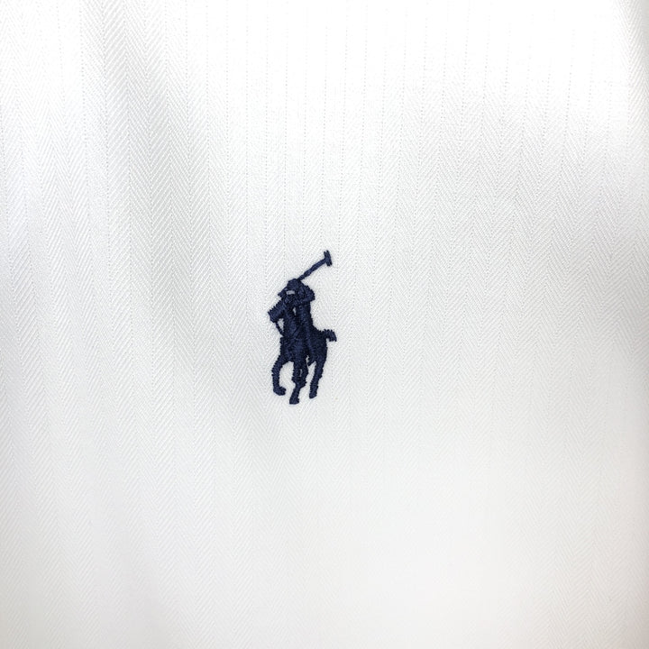 Ralph Lauren Classic Fit Long Sleeve Button Down Shirt Men's XL cotton white type Vintage Second Hand