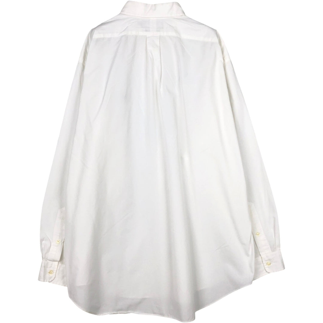 Ralph Lauren BLAKE CLASSIC FIT Long-Sleeve Button-Down Shirt, Men's Size XL (approx.) cotton white type Vintage Second Hand