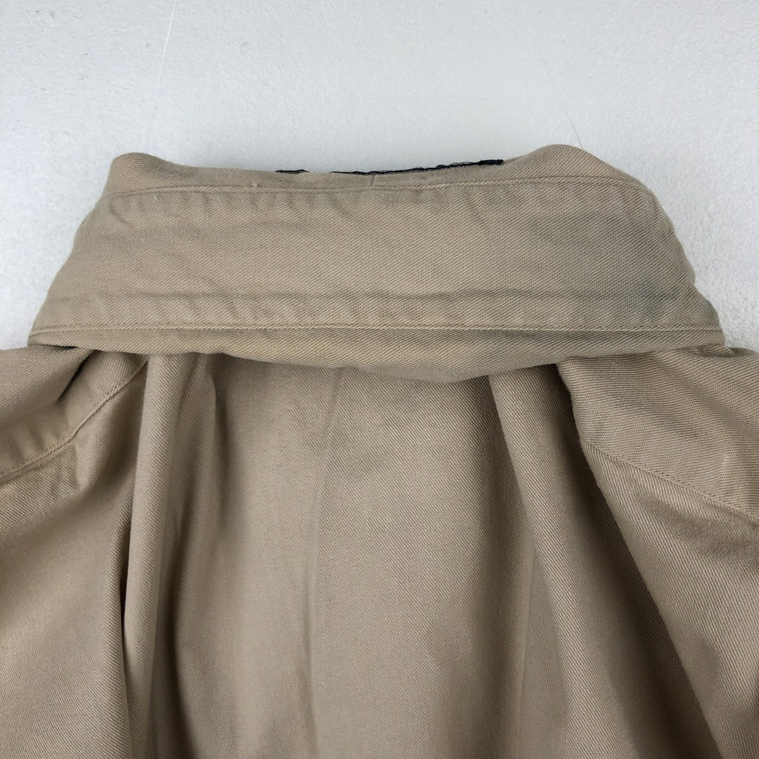 Ralph Lauren POLO by Ralph Lauren long sleeve cotton shirt, men's size L cotton Beige type Vintage Second Hand