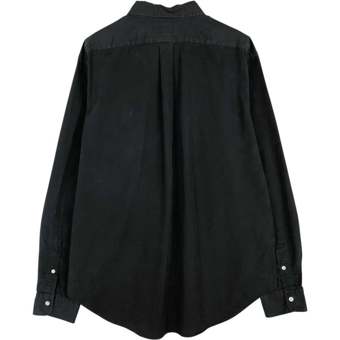Ralph Lauren Classic Fit Long Sleeve Button Down Shirt Men's XL cotton black type Vintage Second Hand