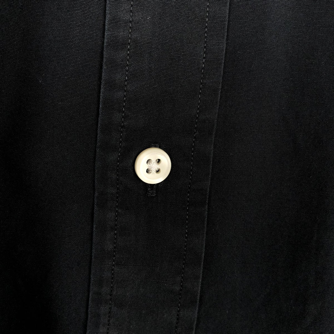 Ralph Lauren Classic Fit Long Sleeve Button Down Shirt Men's XL cotton black type Vintage Second Hand