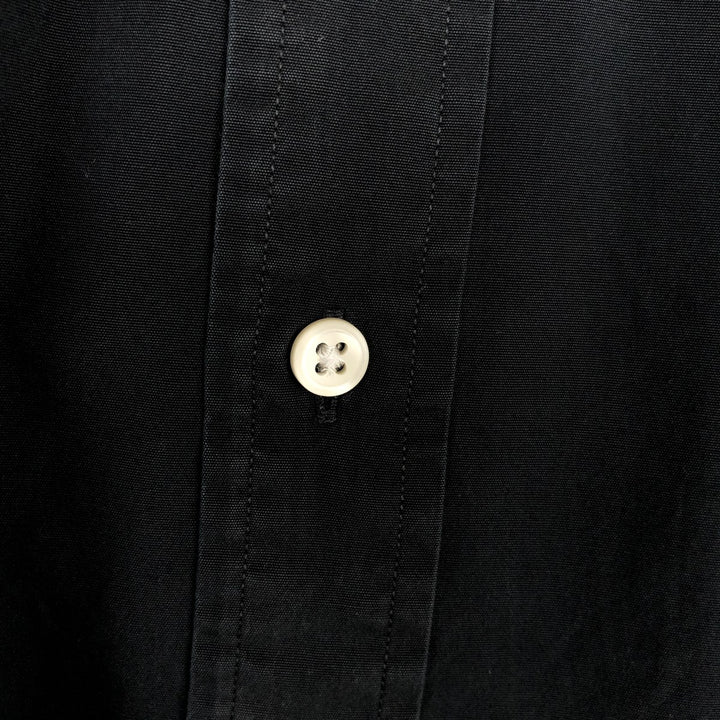 Ralph Lauren Classic Fit Long Sleeve Button Down Shirt Men's XL cotton black type Vintage Second Hand