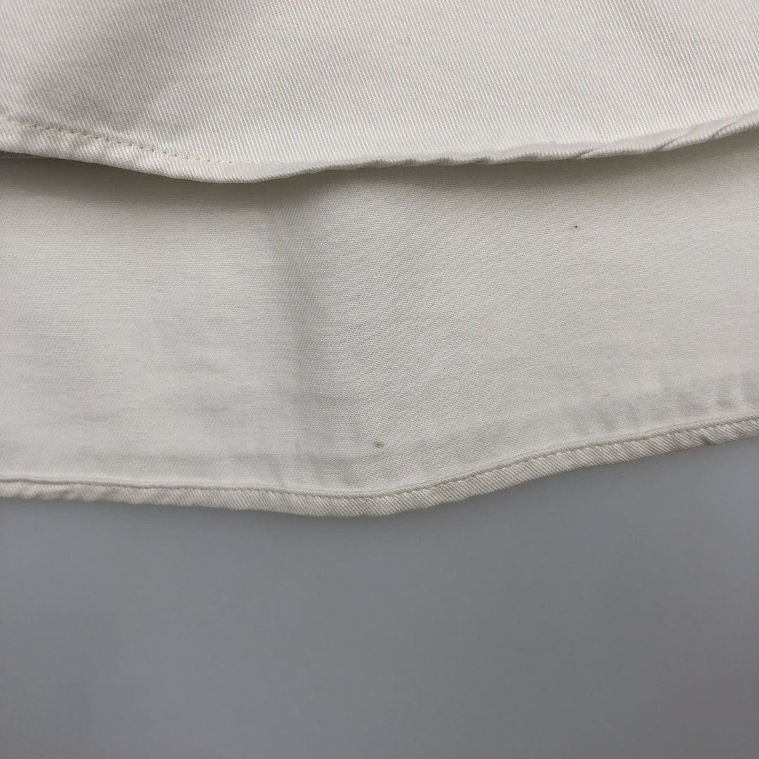 Ralph Lauren Classic Fit Long Sleeve Button Down Shirt Men's XL cotton ivory Vintage Second Hand